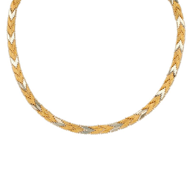 Collier maille fantaisie 2 ors 37.32g Comme neuf -  reconditionné disponible sur Gemme Les Bijoux